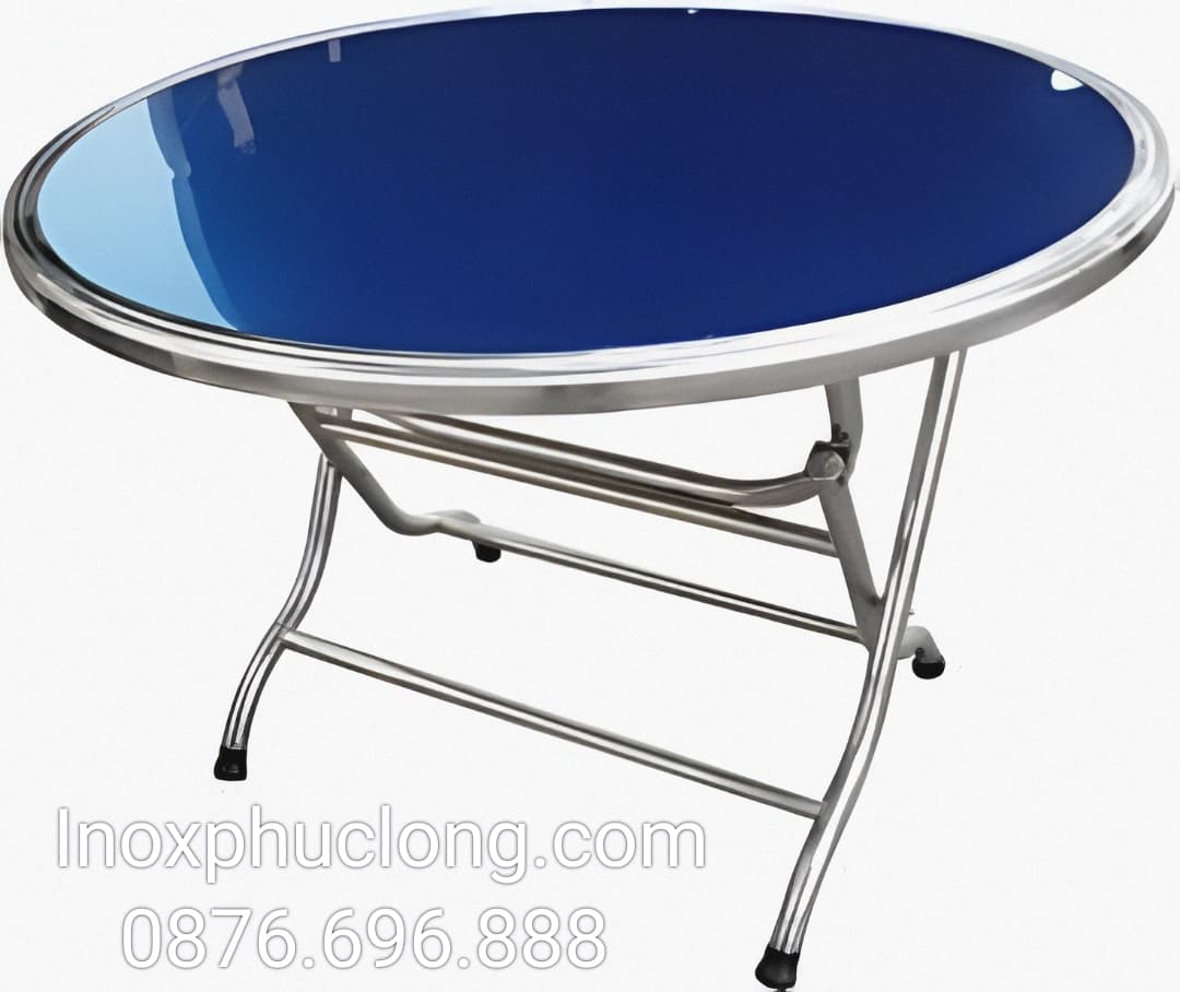 Bàn tròn 1m2 inox 304 cao cấp | Inox Phúc Long