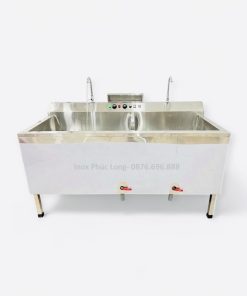 Máy rửa chén bát cho quán ăn 2 ngăn 1500mm